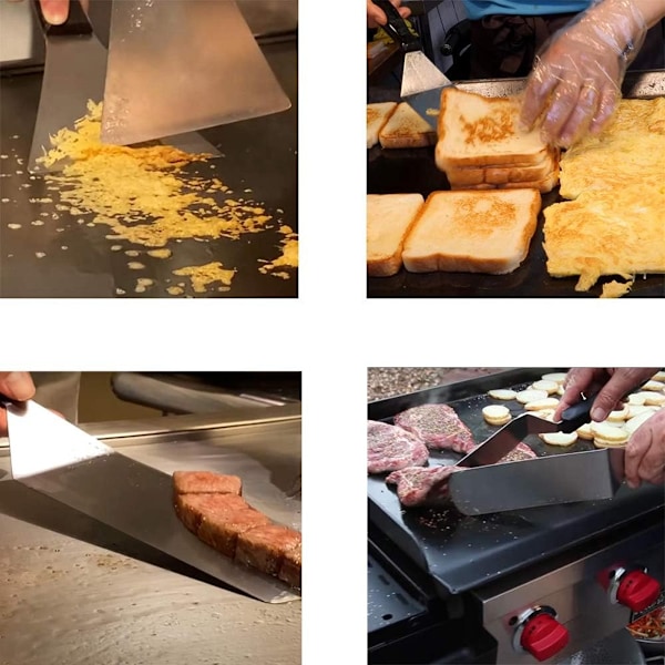 Grillspatel i rustfritt stål - robust og stabil
