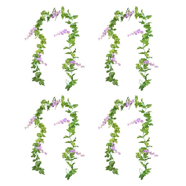 Kunstige Wisteria Blomsterguirlande