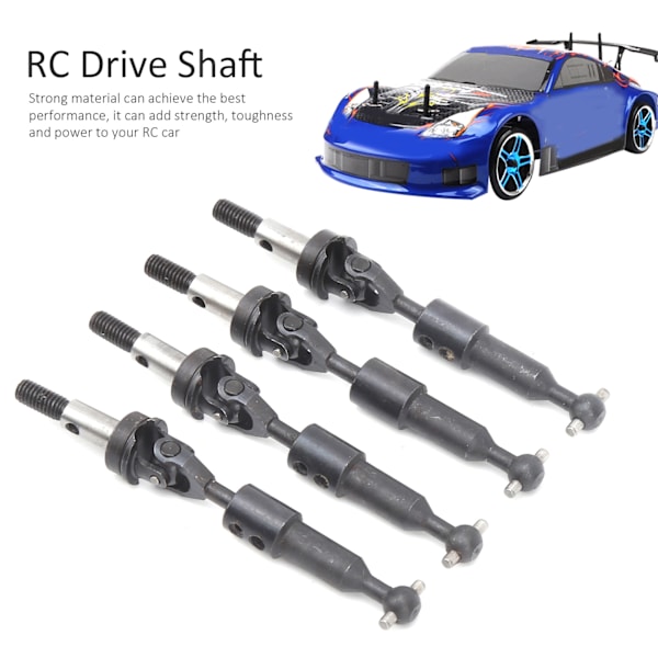 4 st RC stål justerbar CVD Universal Drive Shaft Transmission Axle för HSP 94123/94103