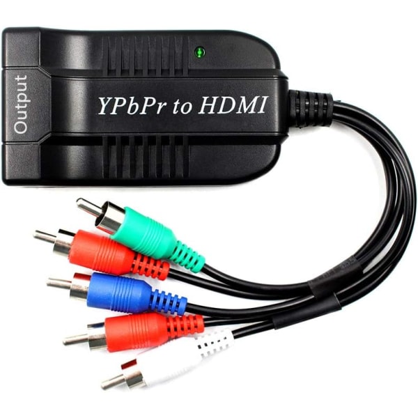 YPbPr till HDMI-omvandlare, komponent till HDMI, 5RCA RGB
