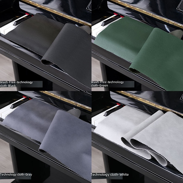 Piano Tastatur Støvdeksel Klut Tastatur Nylon 88 Tangenter Trekant Vertikal Elektrisk Piano Håndkle Piano Tangent Enkel Klut Deksel