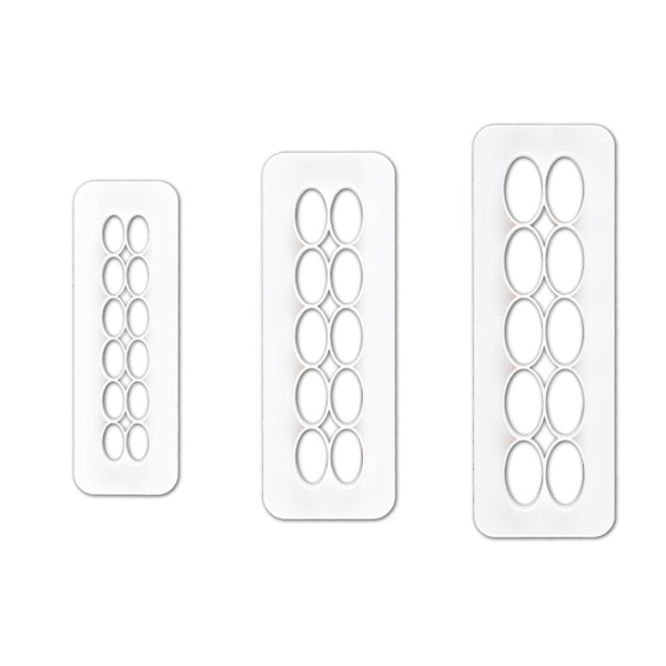 Kageform Cookie Fondant Cookie Cutters Geometriske Cookie Cutters