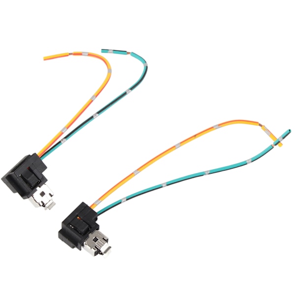 2 st strålkastare lamphållare kabeladapterkontakt pluggadapterledning för H1-lampa