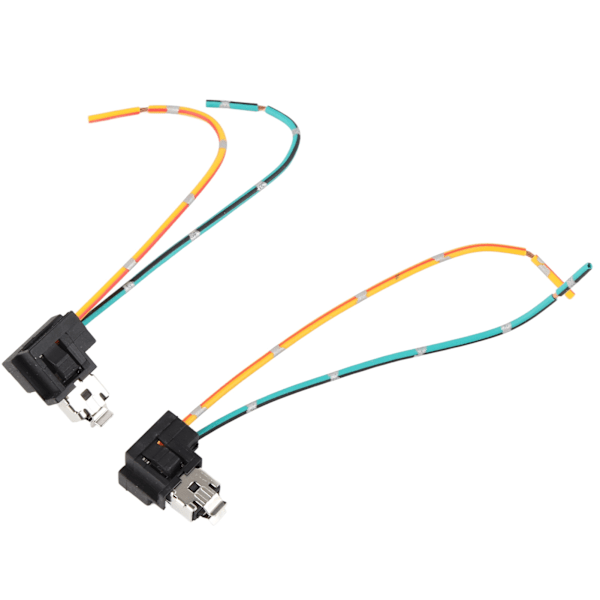 2 stk. Hodelyktpæreholder Ledningsnettkontakt Adapter Pluggadapterledning for H1-pære