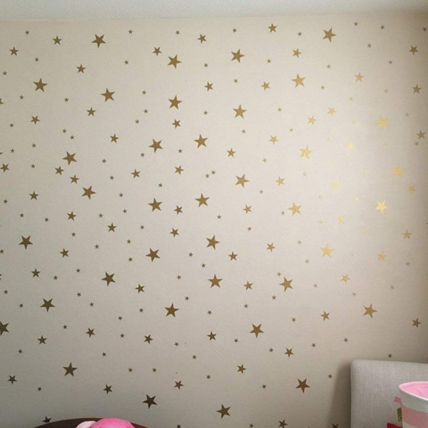 Stars Seinätarrat (124 Tarraa) Irrotettavat seinätarrat kotiin