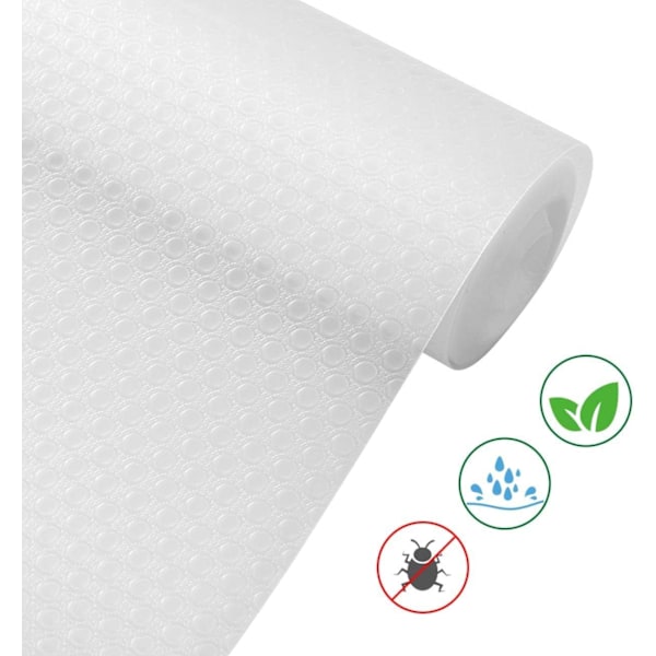Köksbänkskydd, Premium Non-Adhesive EVA-plast för Kök, Badrum, Skåp, Förvaring, Skrivbord, Hyllmattor