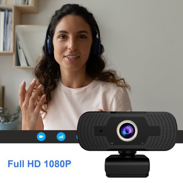 Kompatibilitet med flere software og systemer for problemfri integration, Auto Focus Full HD 1080P webcam med indbygget støjreducerende mikrofon, bred