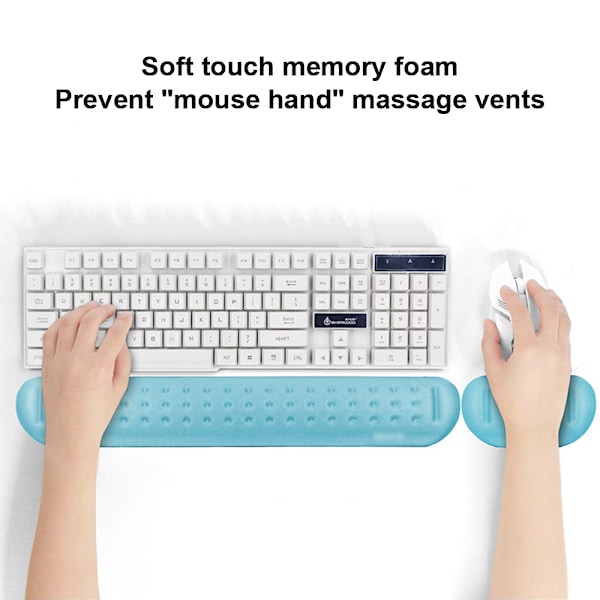 Håndleddsstøtte for tastatur håndleddsstøtte med memory foam