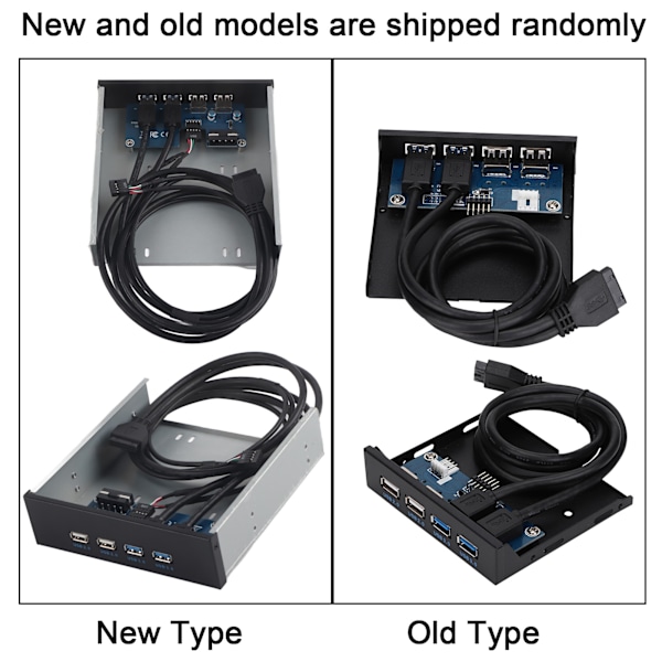 2 Port USB3.0 + 2 Port USB2.0 HUB Expansion Floppy Drive Front Panel