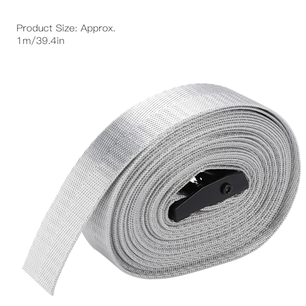 2 st legerings spärrband justerbara surrningsband tunga spännband spänne 1m/3,3ft