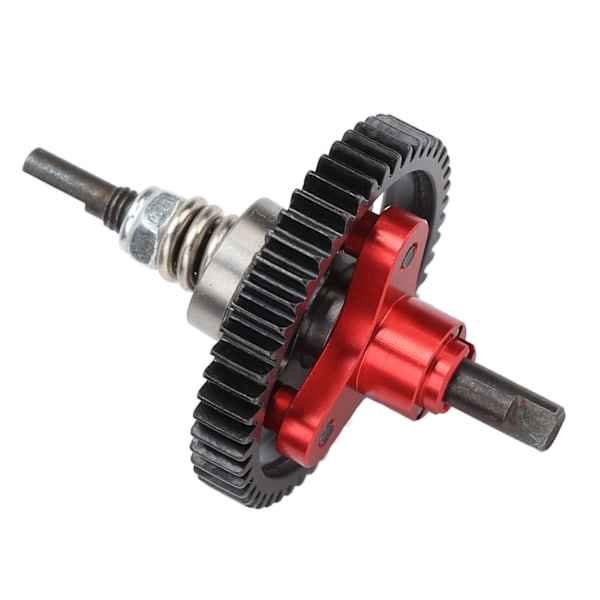 50T Hulhul Metal Differential Gear Komplette Slipper Clutch til Traxxas Slash 2 Hjulstræk 1/10 RC Bil Rød