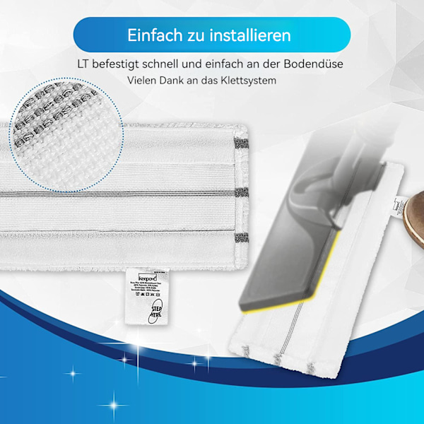 Högkvalitativa Superfinfiberdynor för Kärcher EasyFix, Easy-Glide Mikrofiberdyna Säkerställer Smidig Golvrengöring