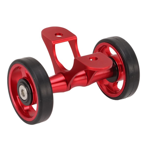 Cykelskärm Easywheel Stänkskärm Rullar Hjul Dubbelhjul för Brompton Hopvikbar Cykel för DahonRöd