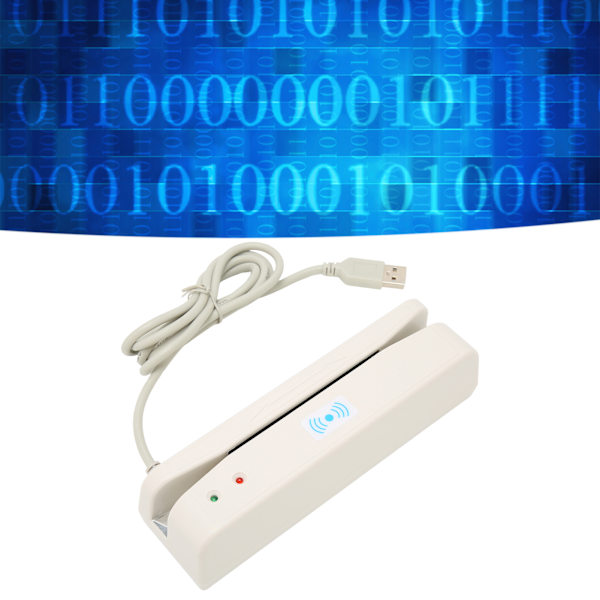 Kevyt USB-liitäntäinen kortinlukija, kaksisuuntainen pyyhkäisy, kätevä ja käytännöllinen lukija pankkijärjestelmälle