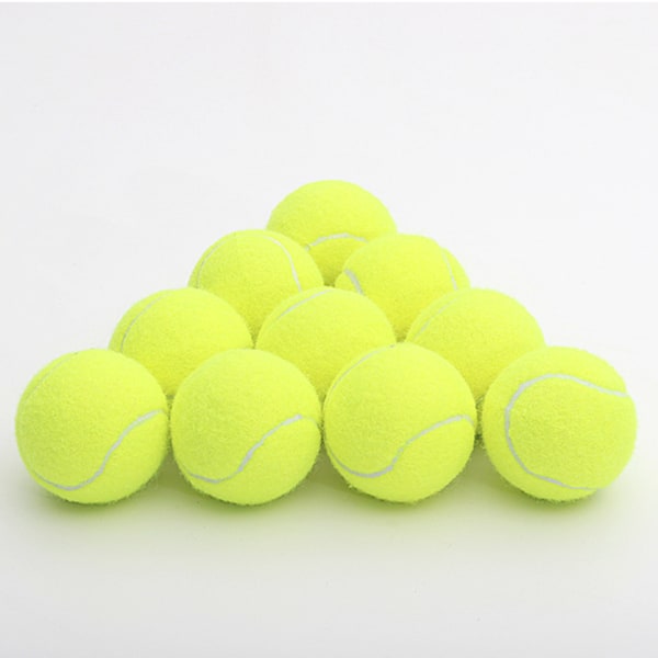 Tennis Balls, 10 Pack Durable Tennis Practice Balls Dog Toy Balls for Kids Adults Exercise Pets Training