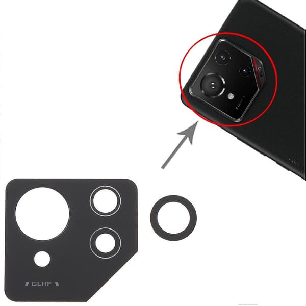 Bakre kameralins för Asus ROG Phone 9 Pro 5G
