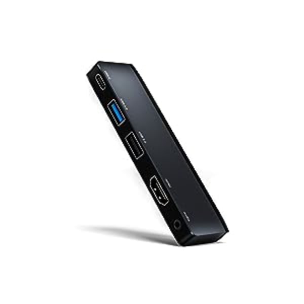 USB C Hub Dockningsstation 5-i-1 Surface Pro X Adapter Base