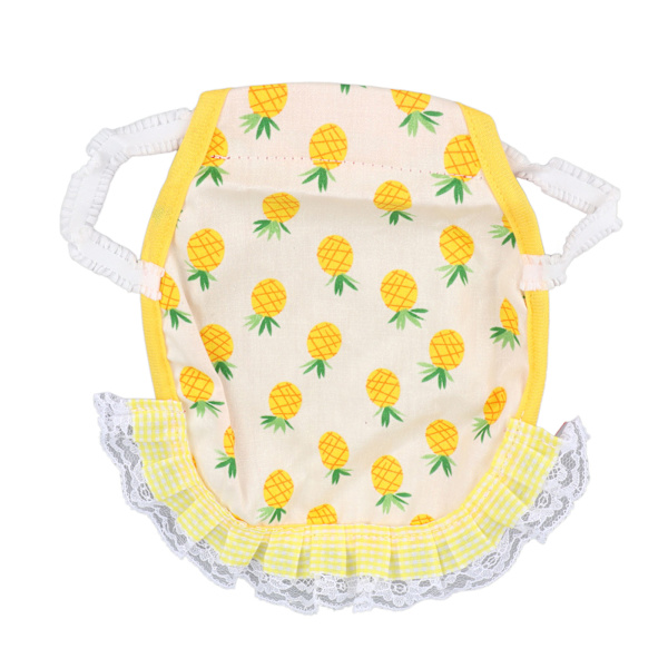 Kana Satula Esiliina Kaksinkertainen Kerros Puuvilla Mukava Kana Sulka Kiinnitin Siipi Selkäsuoja Siipikarjan Keltainen Ananas