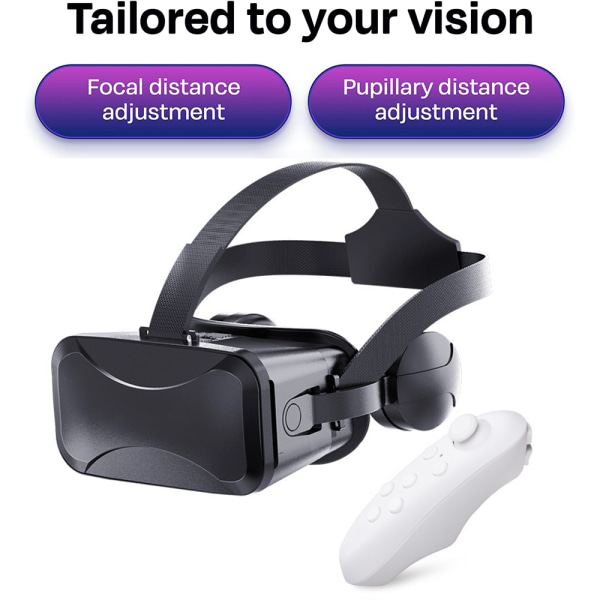 Yhteensopiva VR-kuulokemikrofonin kanssa - Universal Virtual Reality -lasit