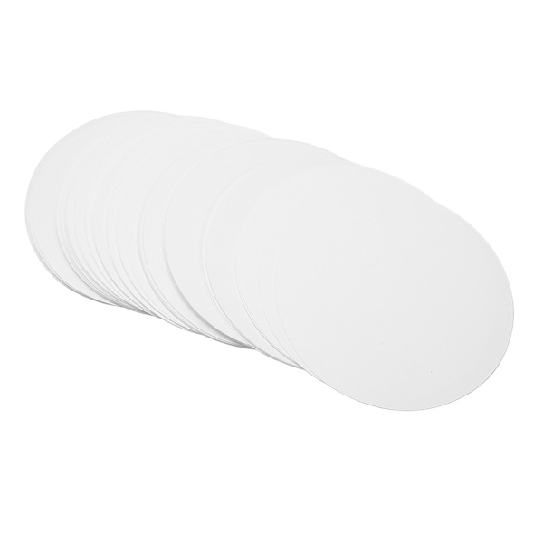 100 kpl pyöreä läpinäkyvä nappikalvo suojakalvo rintanappeja jääkaappitarroja varten 44 mm / 1,7 tuumaa