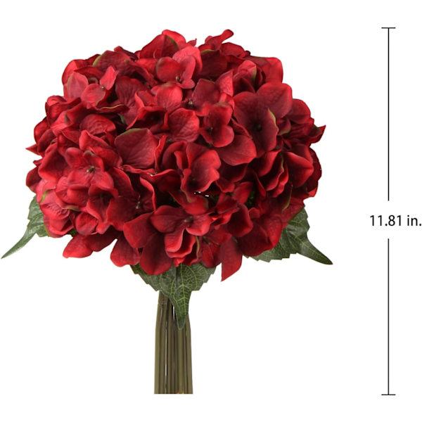 Kunstig hortensia blomst, realistisk, til bryllup, hjem