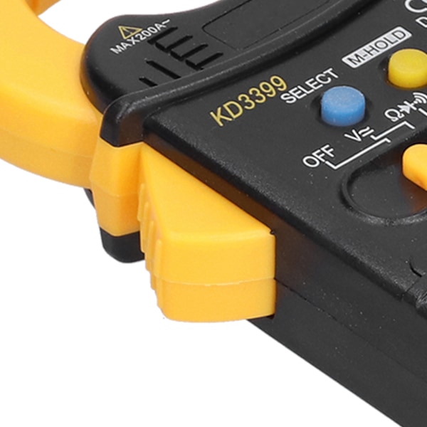 Multimeter Maximalt Värde Håll Automatisk Område Multifunktion LCD Digital Display Säker Bärbar Klämma Meter(KD3399 )