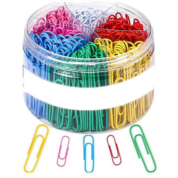 Paper clips, paper clips metal paper clip with storage box