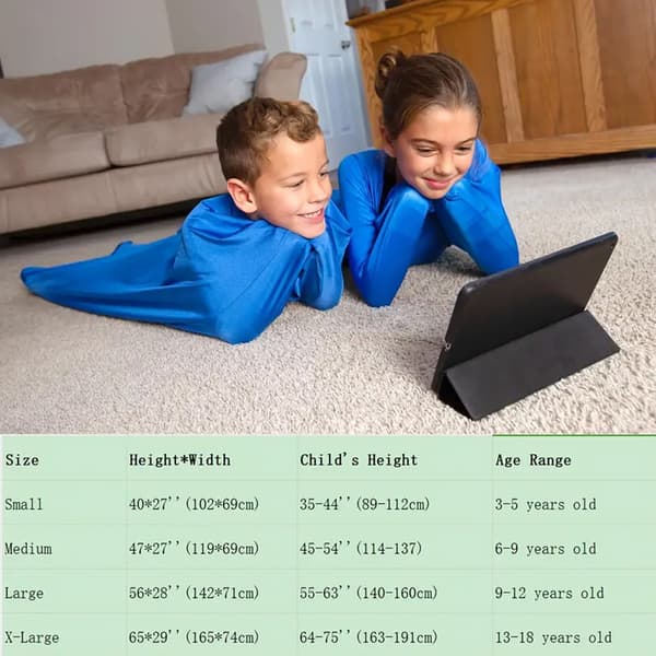 Sensorisk integrationsträningskläder Autism Sensoriska Strumpor Sensorisk Väska Träningskläder Rekvisita Kläder L grey