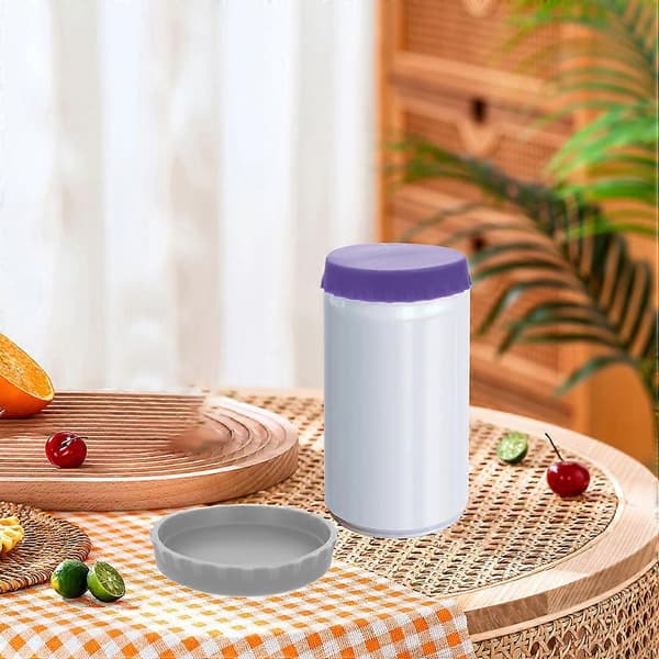 Silikonlock för läckagesäkra läskburkar, 12-pack