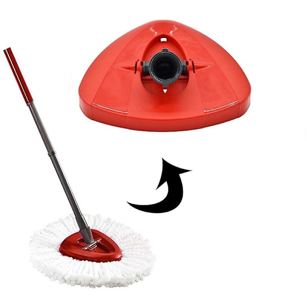 Triangel Roterande Mopphuvuden Uppgradering, Högkvalitativ Plastbas För Mikrofiber Spin Mopp, Kompatibel Med Easywring 1-Tank System, Förbättra Utan Ansträngning