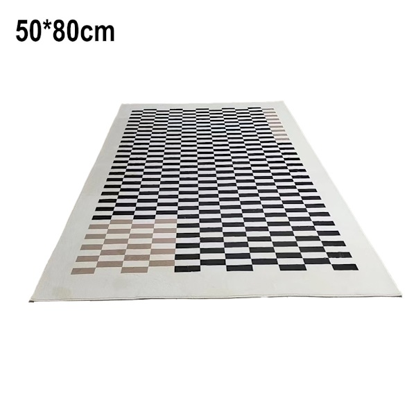 Tæppeløber til gang, skridsikker 50x80cm køkkentæppe vaskbart