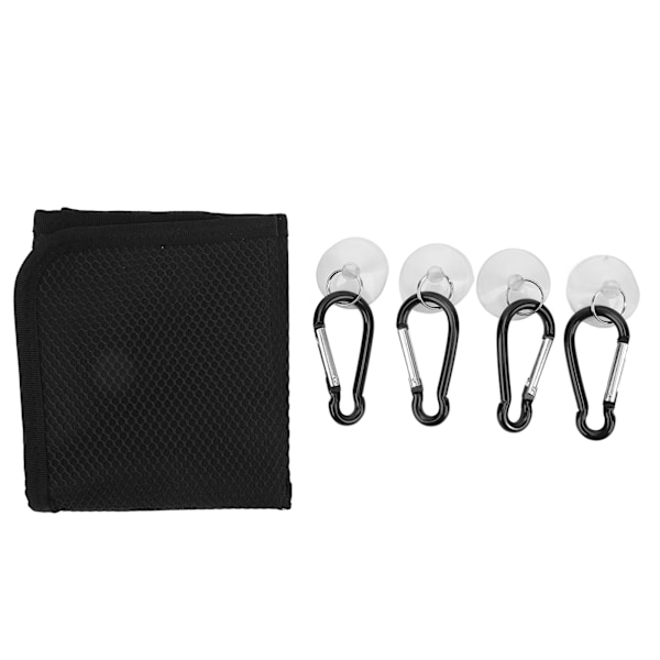 Padlebrett Bag med Mesh Bags Klatre Spenner Gummi Suggekopper Bærbar Padlebrett Deck Bag for Kajakk