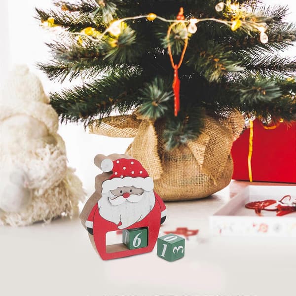 Julekalender i tre med nisse for julepynt