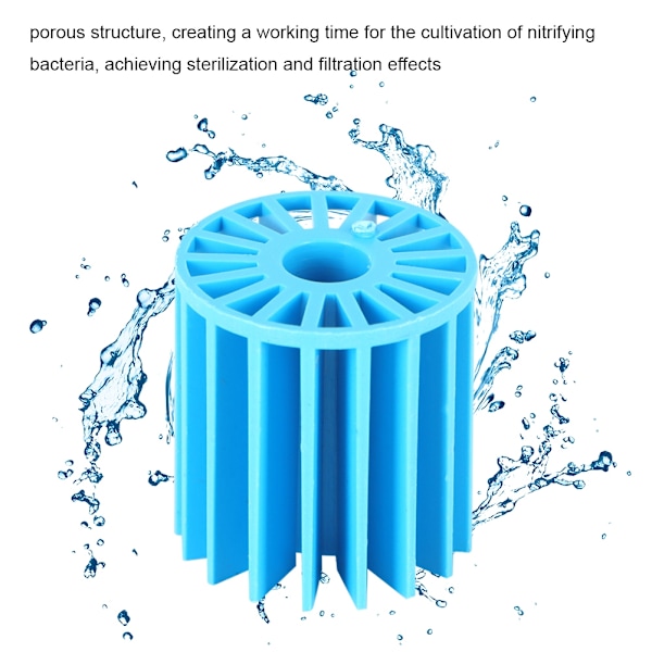 100 stk Akvariefilter Bio Balls Filtreringsmateriale for Luftpumpe Fisketank