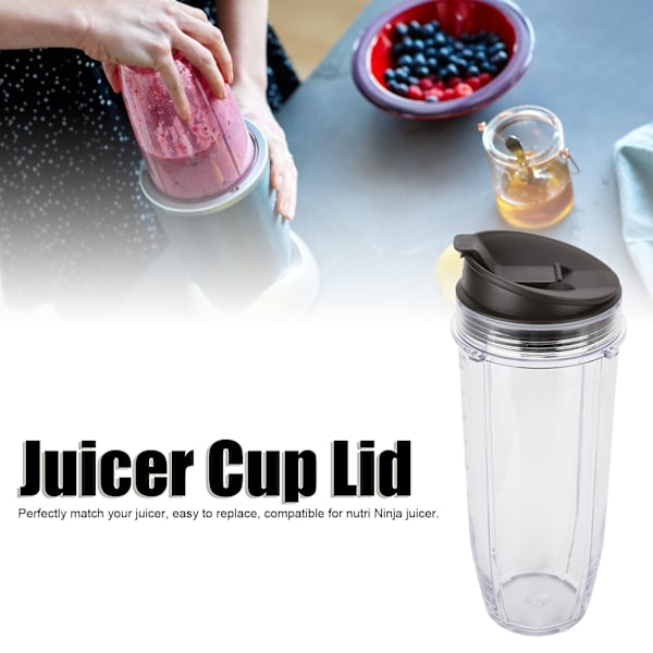 32Oz udskiftningskop med låg kompatibel til Nutri Ninja Blender Juicer tilbehør