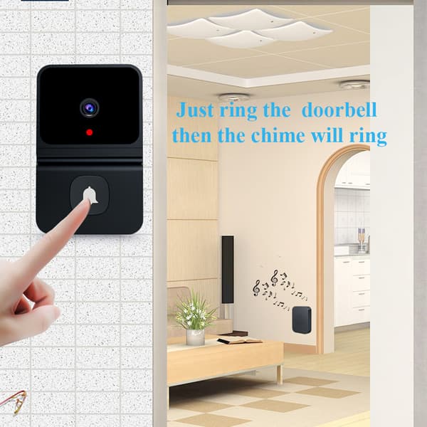 Smart Trådløs Wifi Video Dørklokke Telefon Dør Ring Intercom Sikkerhetskamera Klokke