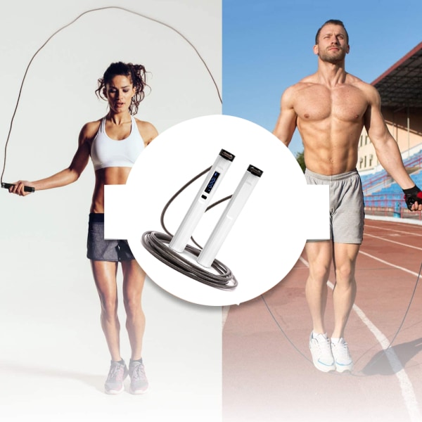 Smart Jump Rope, Digital Fitness Sport Sjippetove, med