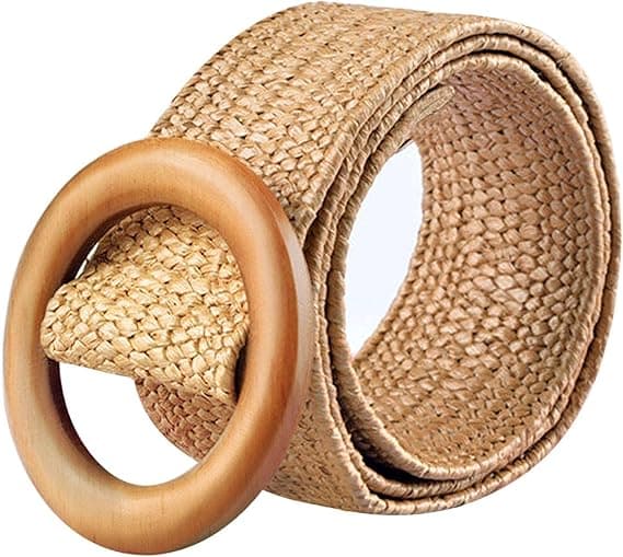 Elastisk stråbelte, klesbelte, jeansbelte, egnet for kvinner