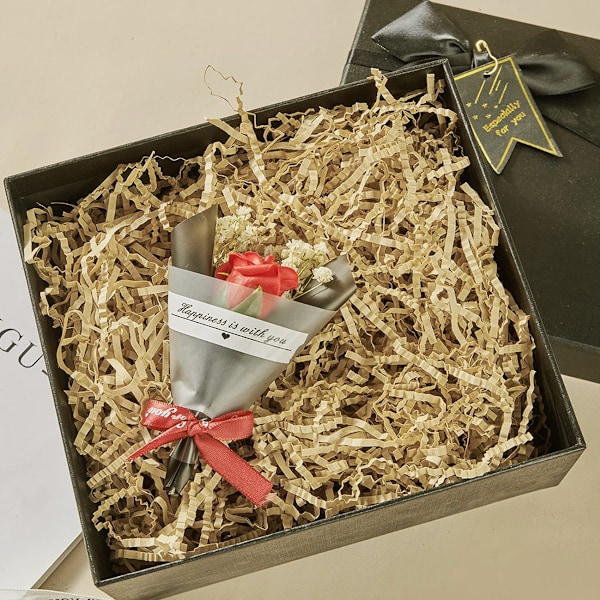Presentkorgstrimlor, presentpåfyllnadspappersstrimlor, för DIY-presentkorgspåfyllning