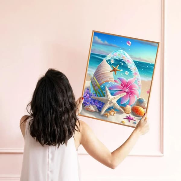 Diamantmalingssett for voksne, DIY 5D diamantkunst, 30×40cm