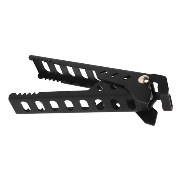 Skål Gryde Gripper Pan Gripper Varm Fad Pladeholder Grydeholder Løfter Klemme Klemme Sort
