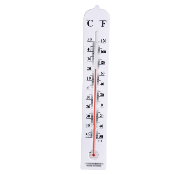 Termometer för inomhus- och utomhusbruk analog med Celsius Fahrenheit