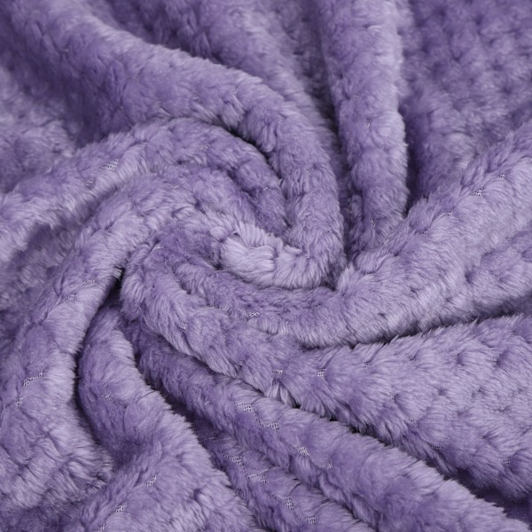 Vaskbart kæledækken Vinter Varm Tyk Hundekast Dækken Soveunderlag Blødt Fleece Betræk(Lilla M 80*58cm)