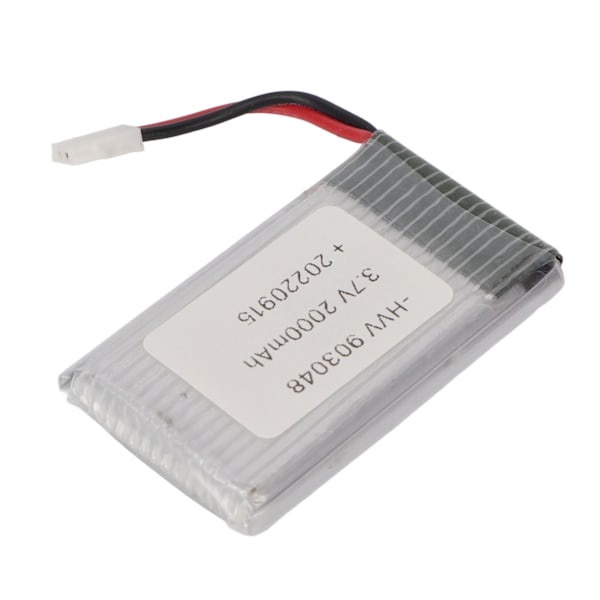 4PCS 903048 3.7V 2000mAh RC Drone Batteri Bærbar UAV Litiumbatteri med Lader for KY601S H11D H11C RC Quadcopter