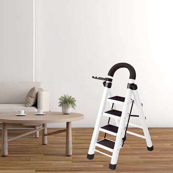 Foldbar Teleskopisk Stiger Elevator Tykkere Stor Pedal Stabil og Holdbar Fiskenbens Stiger Indendørs Multifunktionel Trin Stiger