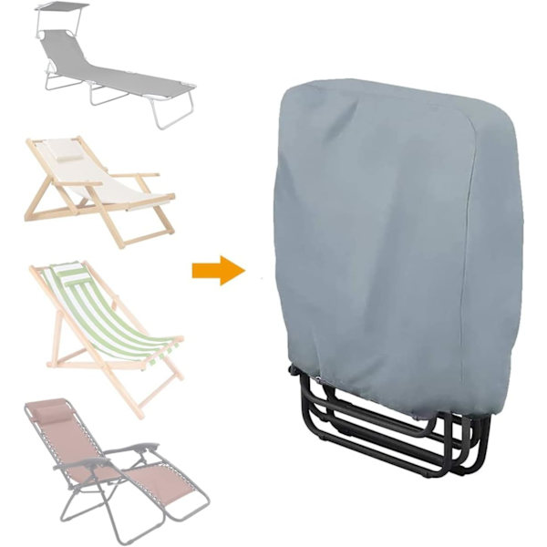 2-pack Oxford 210D Vattentäta Fällbara Vilstolsöverdrag för S