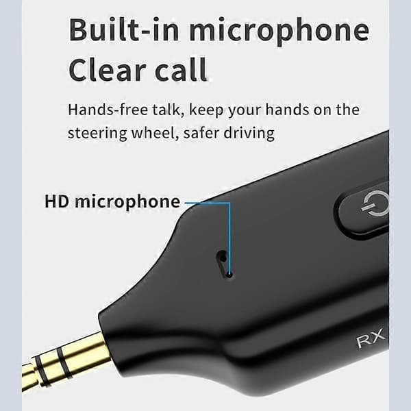 A60 3-in-1 autoon tarkoitettu Bluetooth-vastaanotin ja -lähetin