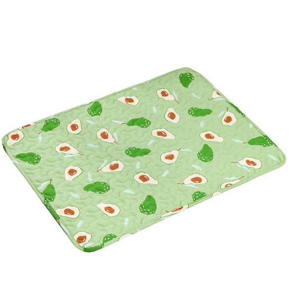 Kæledyrs pude fire årstider universel ridsefast blød behagelig ren bomuld kæledyr måtte hund seng til hjem grøn avocadoer 40x30cm/15.75x11.81in