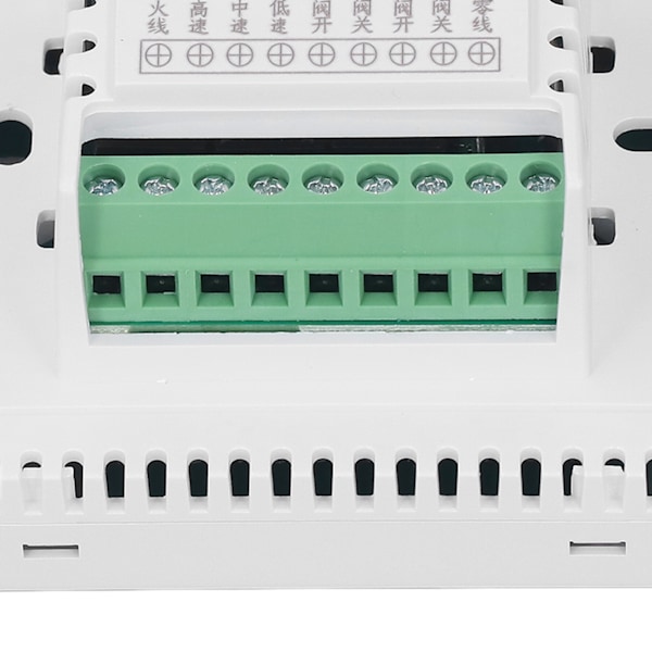 Smart Fan Coil Termostat ABS LCD Skærm Anti Interferens Intelligent Termostat til Hjem 220V