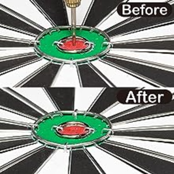 Dartboard sæt, dobbeltsidet 15 tommer dartskivespil med 6